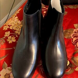 Sleek Black Ankle Boots